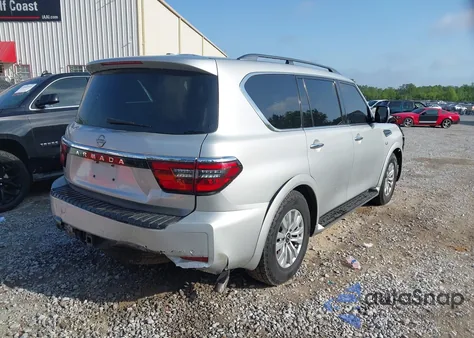 2021 Nissan Armada Sv 2Wd from USA, damaged, VIN JN8AY2AC7M9146242